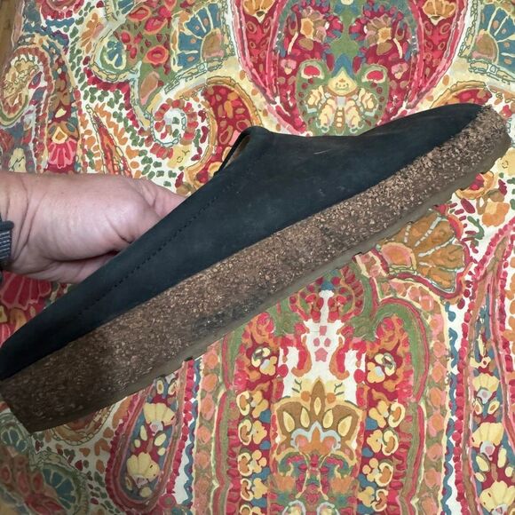 Haflinger forest green suede clog men’s size 45 - Picture 4 of 9